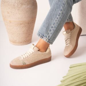 Wood Rafia con gamuza